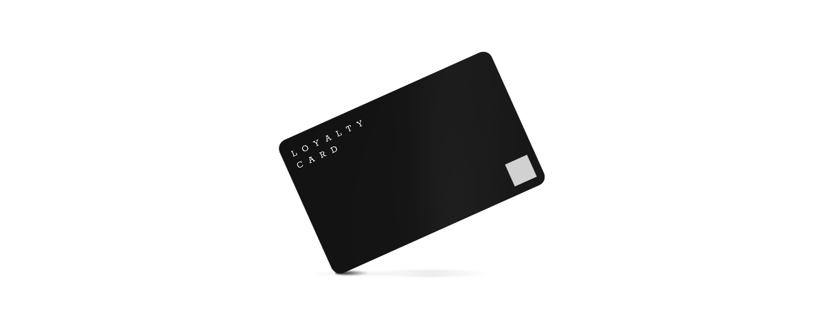 Customer loyalty credit card.